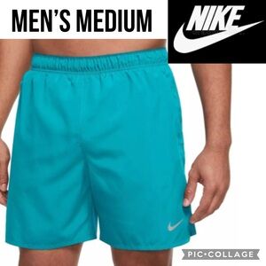 Nike Mens Shorts Challenger Dri-Fit Running Brief-Lined Dusty Cactus 8.5” Size M
